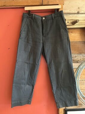 Everlane straight leg crop pants